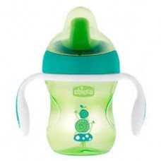CHICCO TRANSITION CUP 4M SIPPER GREEN