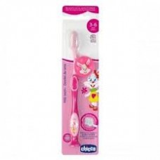 CHICCO TOOTHBRUSH 3Y 6Y PINK