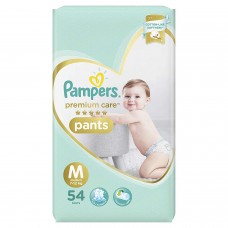 Pampers Premium Care Pants Diapers, Medium,54