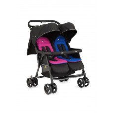 JOIE AIRE TWIN STROLLER  W/ RC PINK & BLUE
