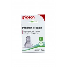 Pigeon Peristaltic Nipple 3 Pieces, L