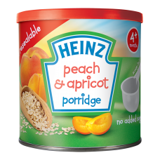 Heinz Peach & Apricot Porridge 4m+ (240gm) TIN