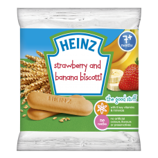 Heinz Strawberry and Banana Biscotti 7m+(60gm)