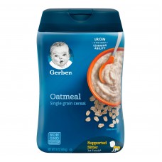 Gerber Oatmeal Single Grain Cereal Supported Sitter 1st foods