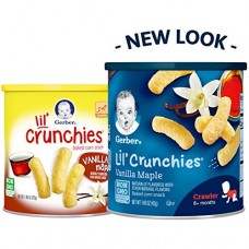 Gerber Lil' Crunchies VANILA MAPPLE baby snack