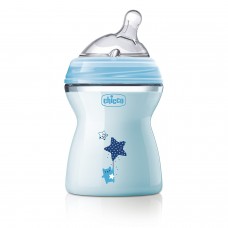Chicco 250ml Natural Feeling Feeding Bottle (Blue)