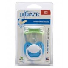 DR BROWN'S ORTHODONTIC SOOTHER NIPPLE ASSORTED 0-6M