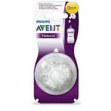 AVENT NATURAL TEATS 0M+ PACK OF2
