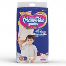 MamyPoko Pants Extra Absorb Diaper Extra Large Size(38 Count)