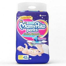 MamyPoko Small Size Baby Diapers (42 Count) 
