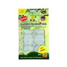RunBugz Mosquito Repellent Patch (Plain Patch-Pack of 24) (White