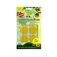 RunBugz Mosquito Repellent Patch (Plain Patch-Pack of 24) YELLOW