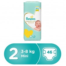 PAMPERS PREMIUM CARE DIAPERS NO-2, 3-6KG 